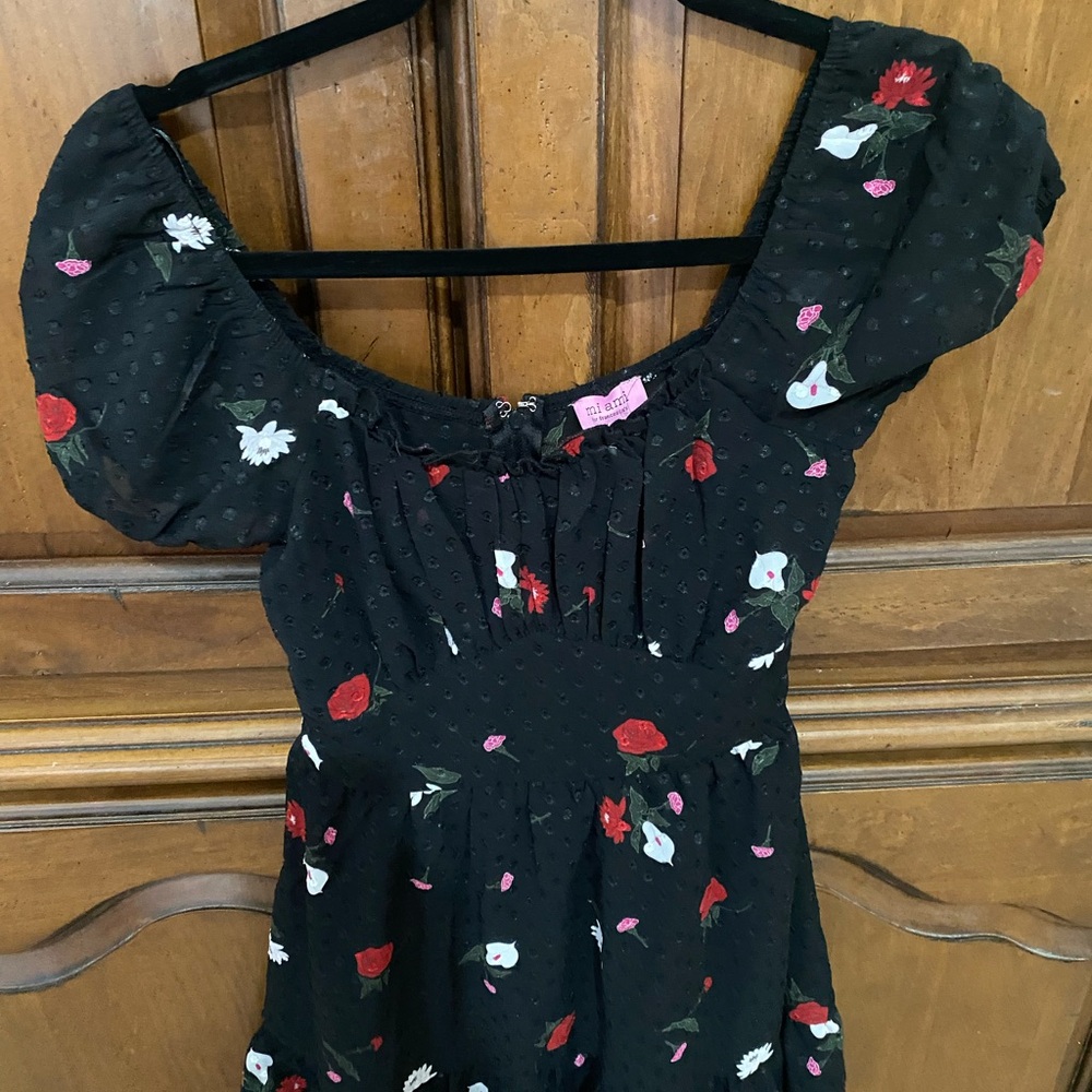 Black Floral dress
